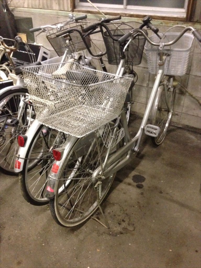 不用品回収した自転車