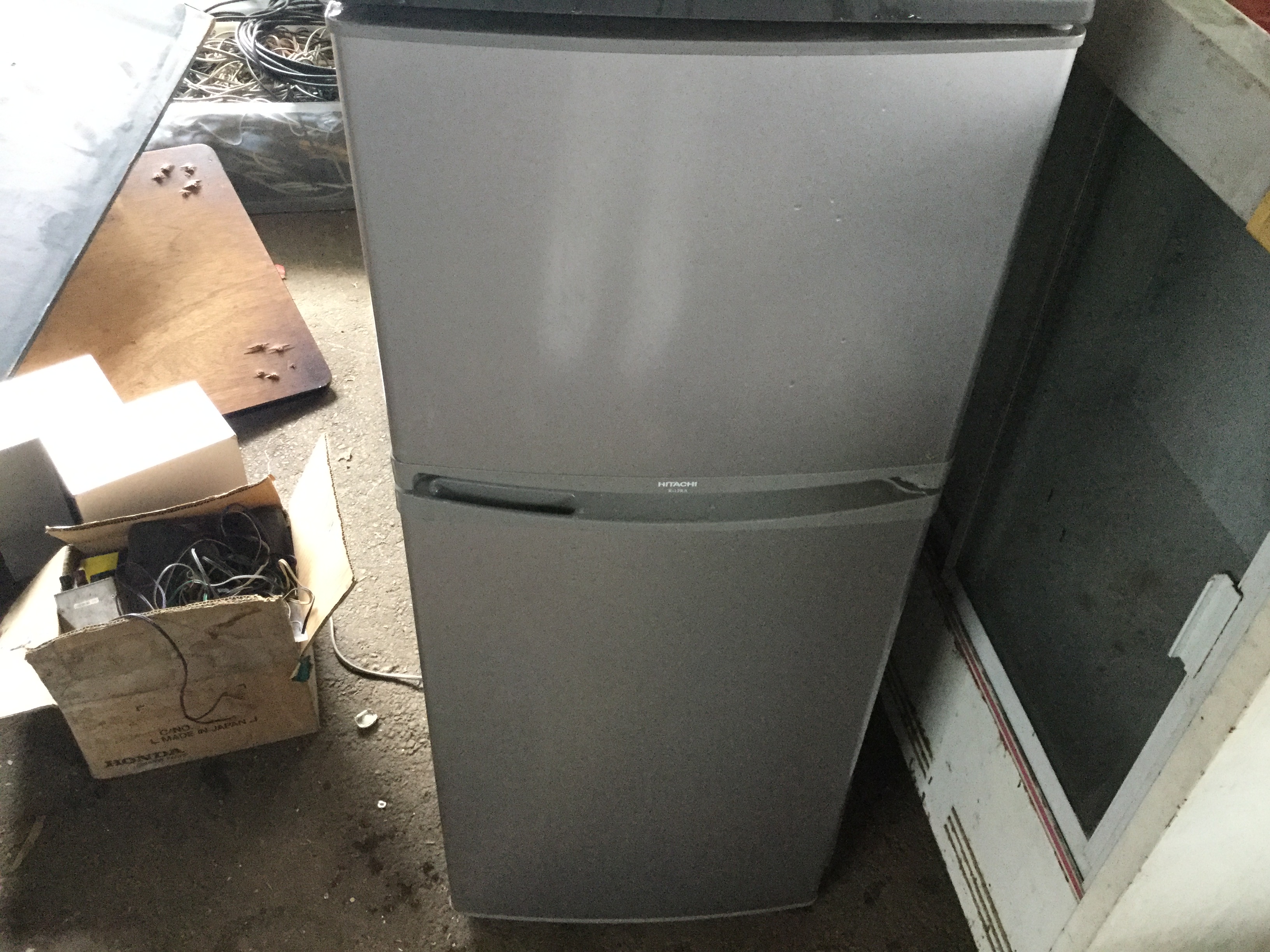 津山市で不用品回収した冷蔵庫