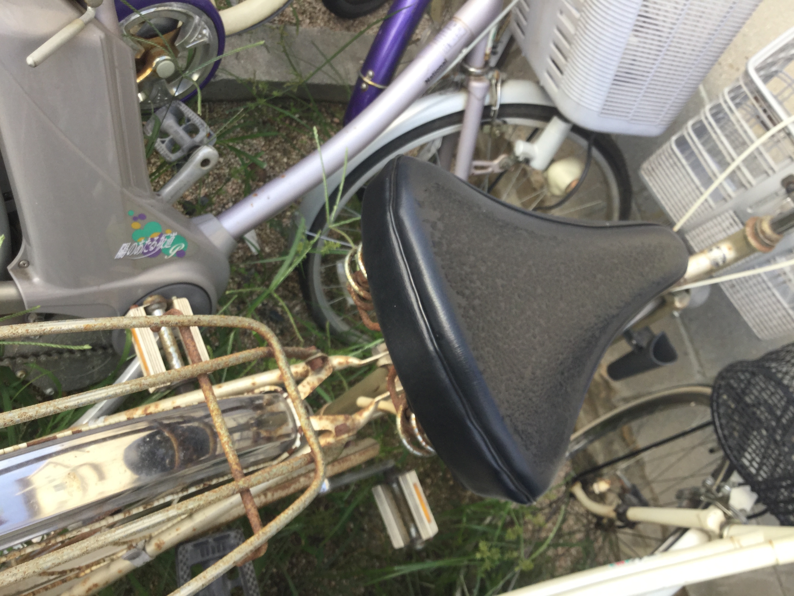 岡山市北区で自転車の回収・処分