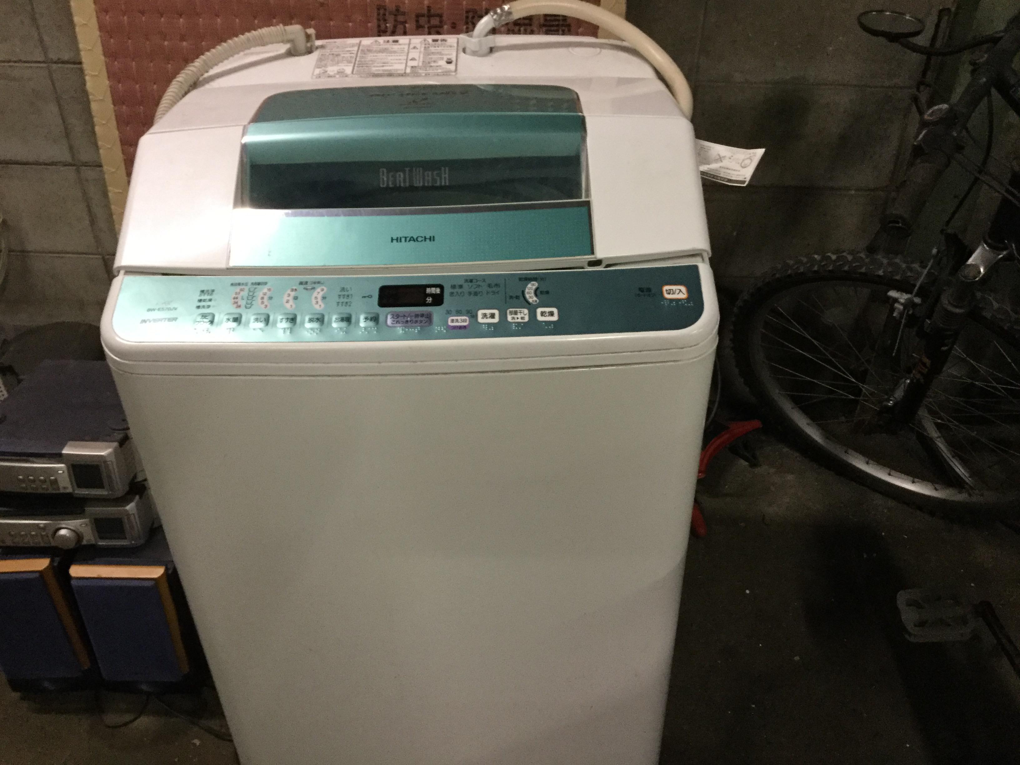 津山市で不用品回収した洗濯機