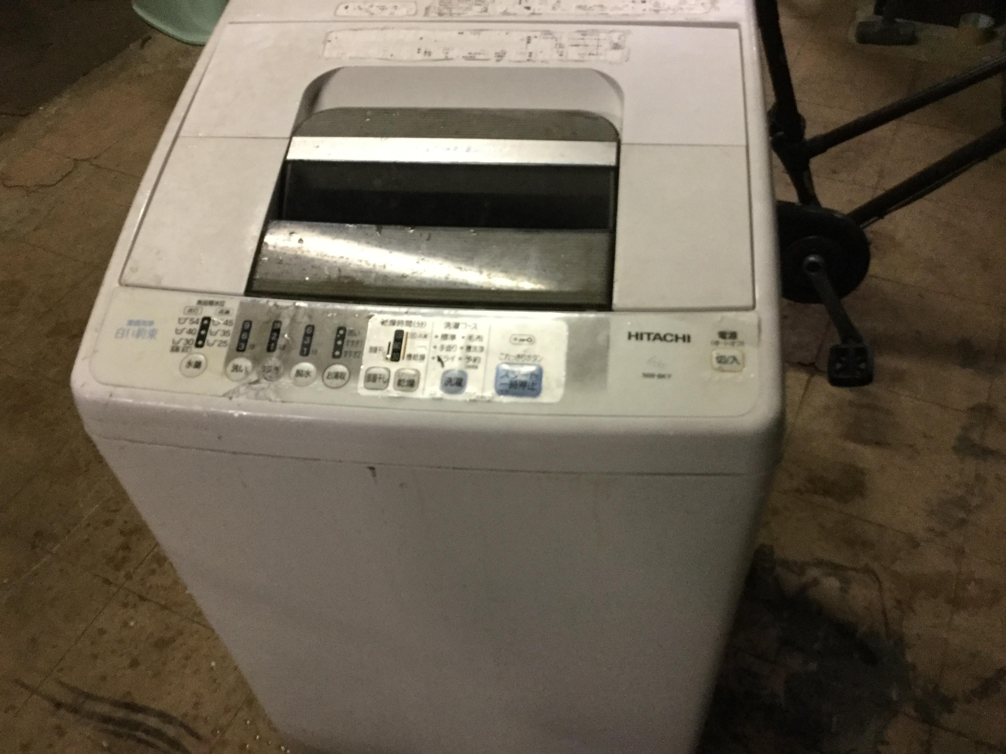 津山市で不用品回収した洗濯機