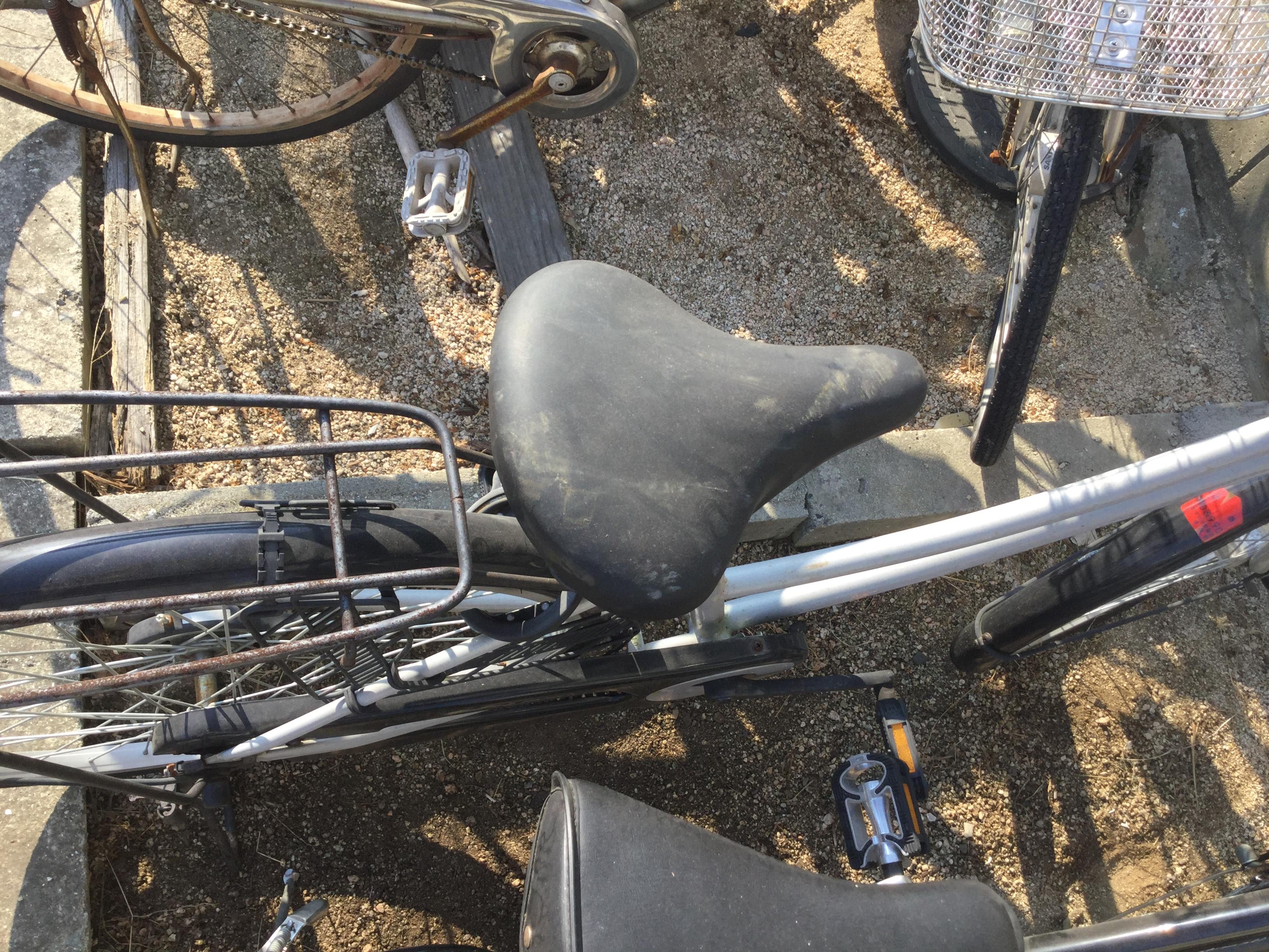 岡山市南区で不用品回収した自転車