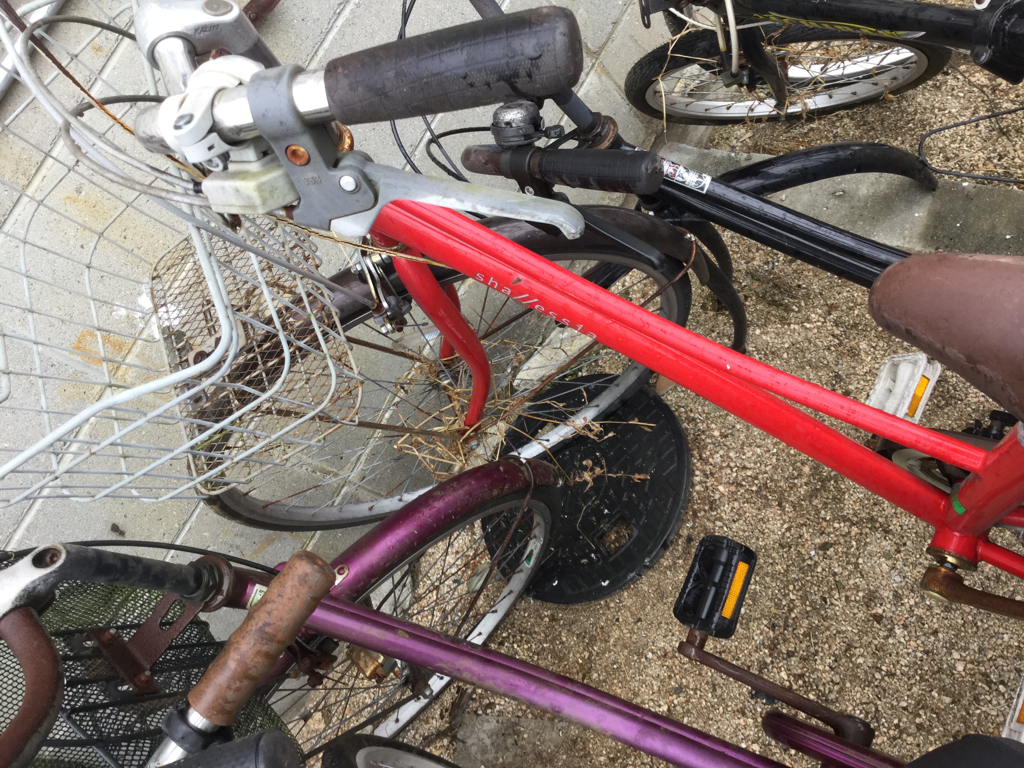 岡山市東区で自転車回収・処分