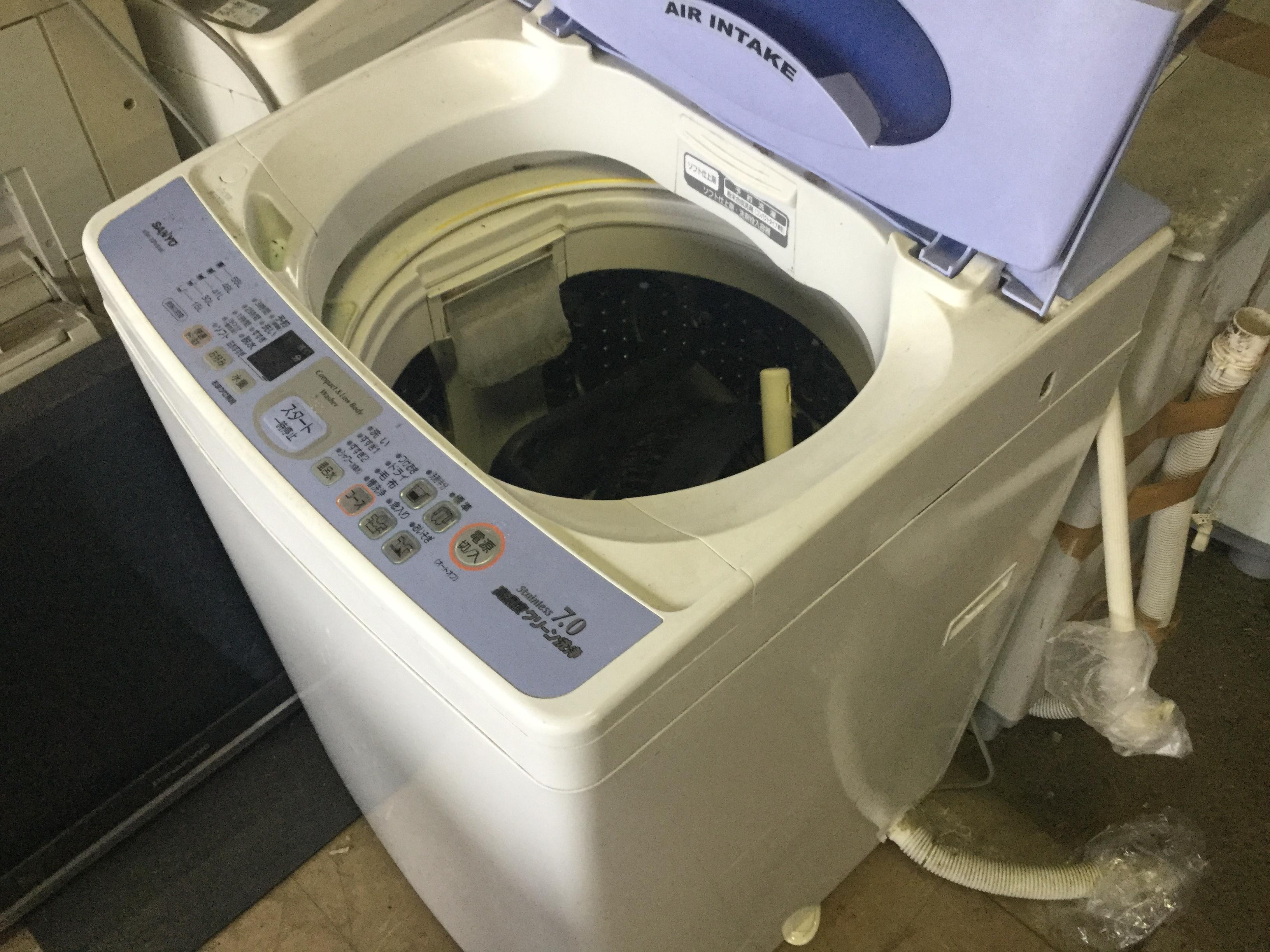 津山市で不用品回収・処分をした洗濯機