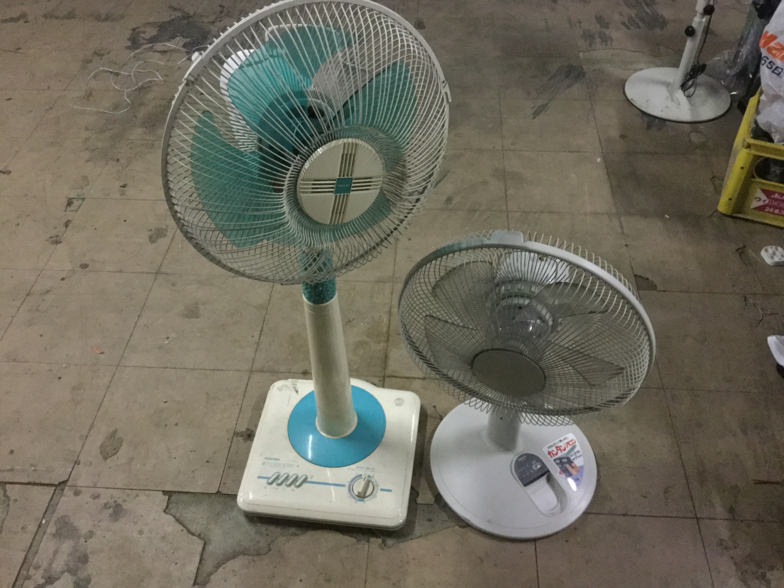 玉野市で回収した扇風機