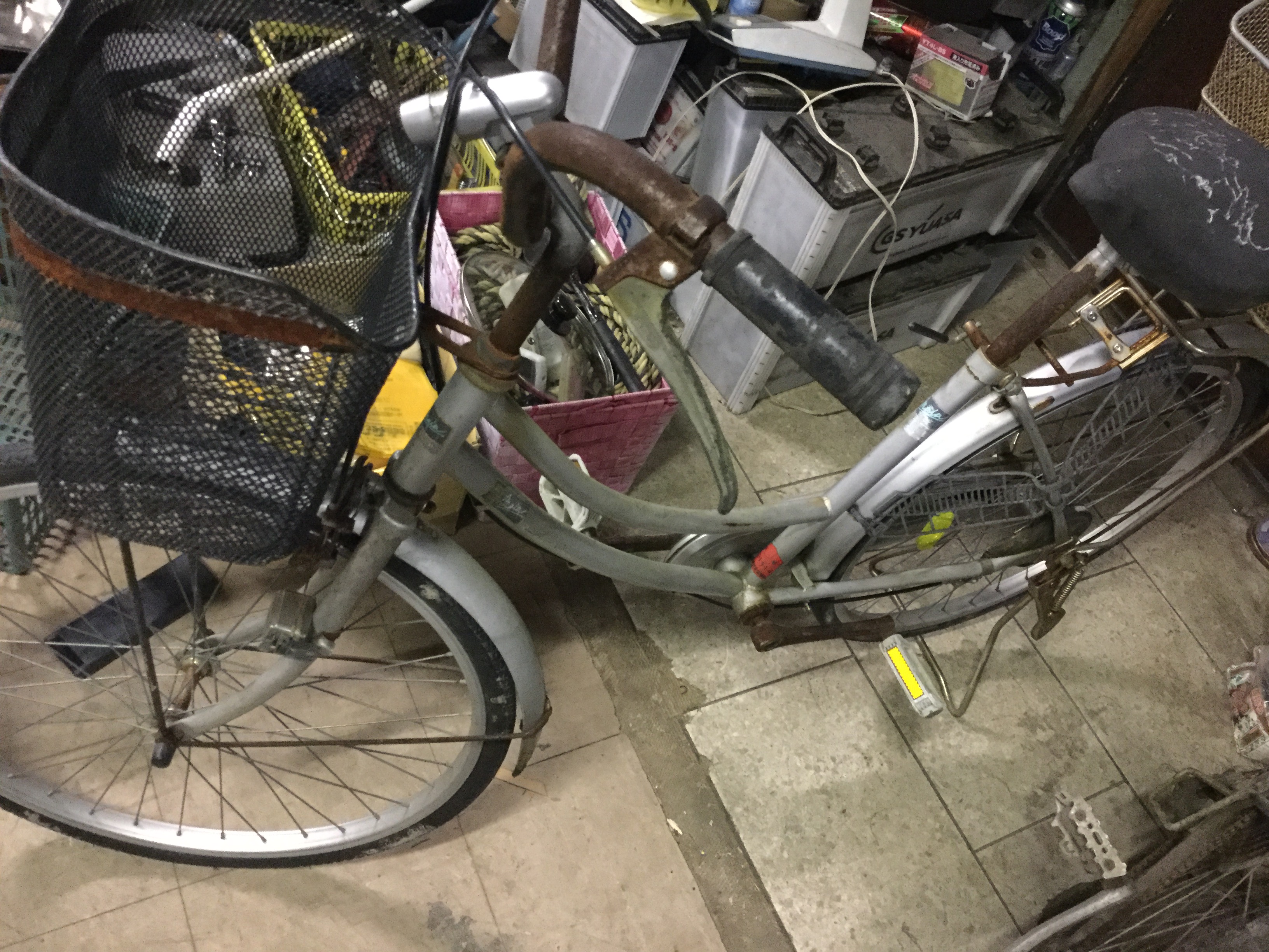 岡山市北区で回収した自転車