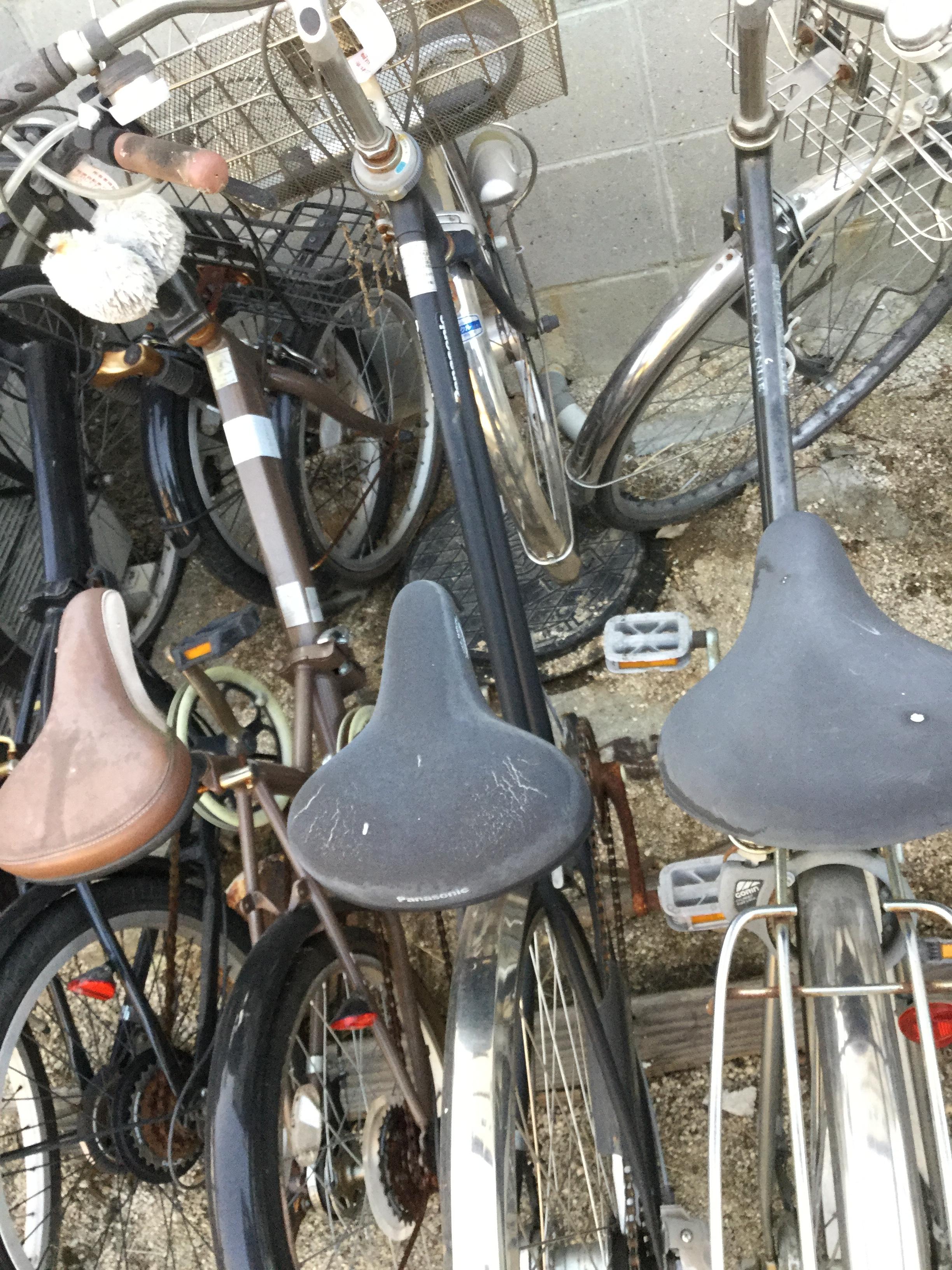 玉野市で回収した自転車