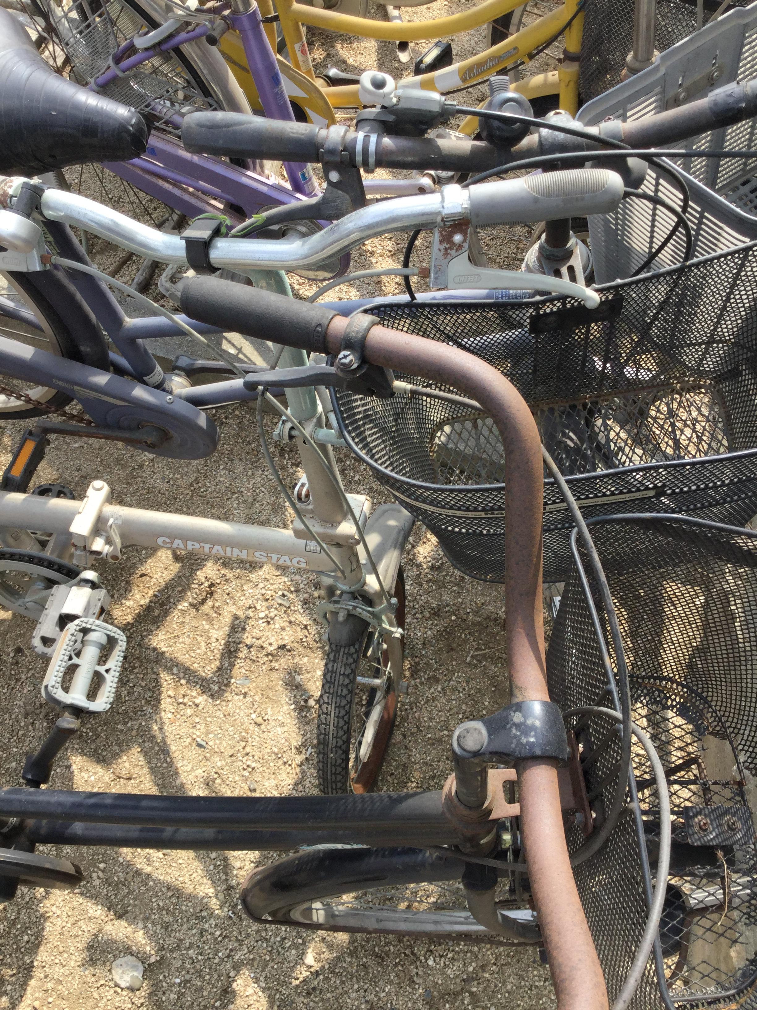 岡山市東区で自転車の回収・処分