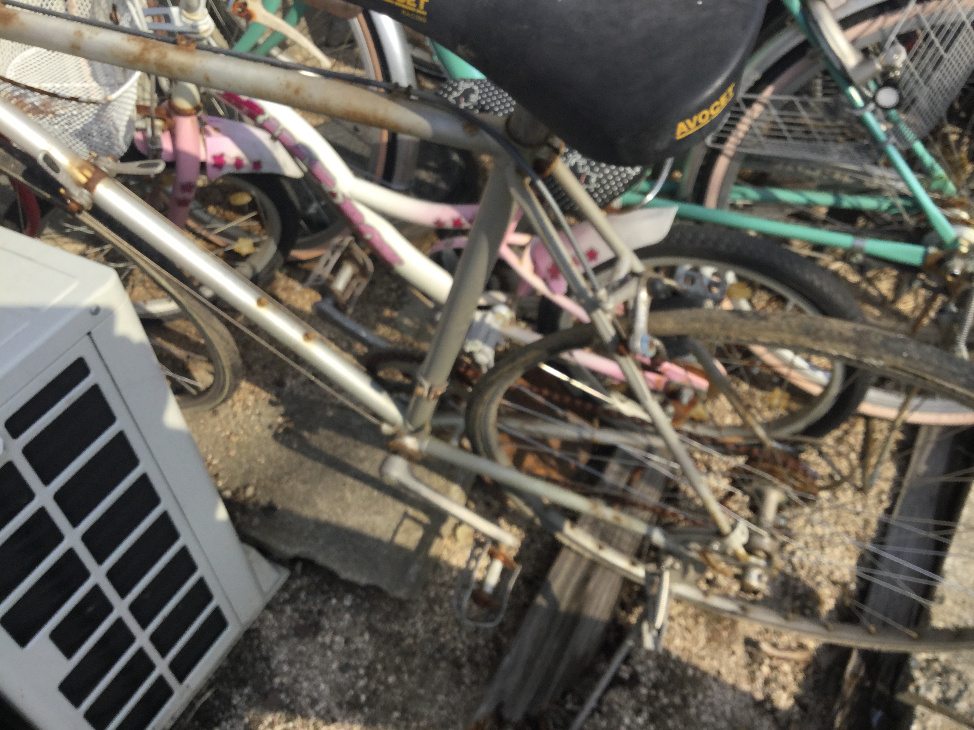 岡山市北区で不用品回収・処分した自転車