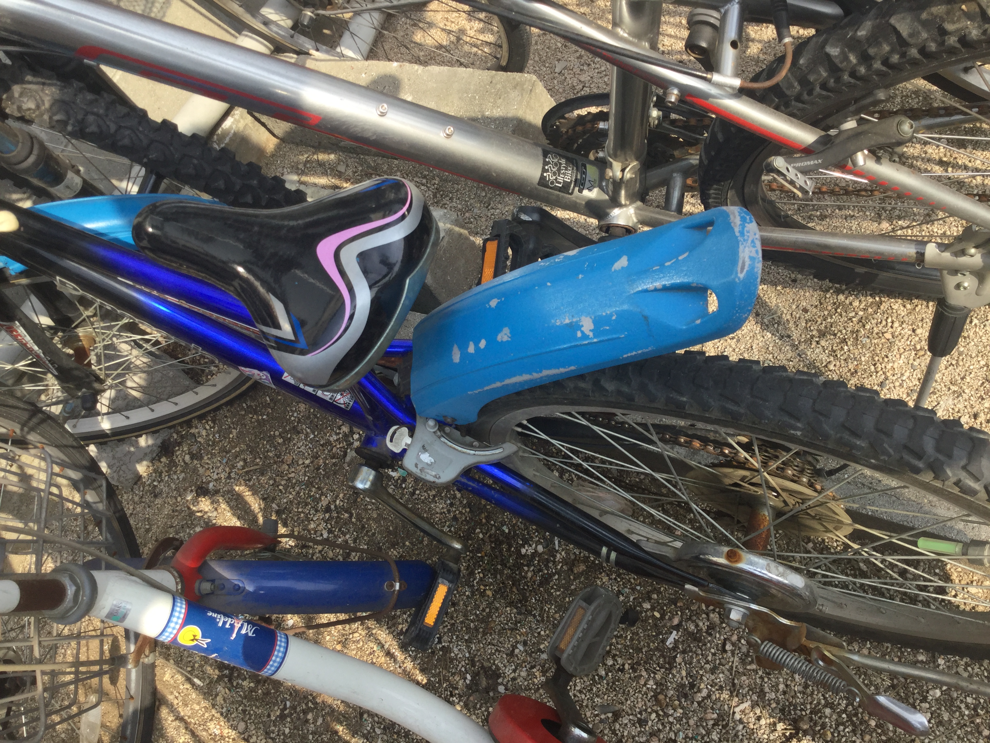 岡山市中区で不用品の回収・処分した自転車