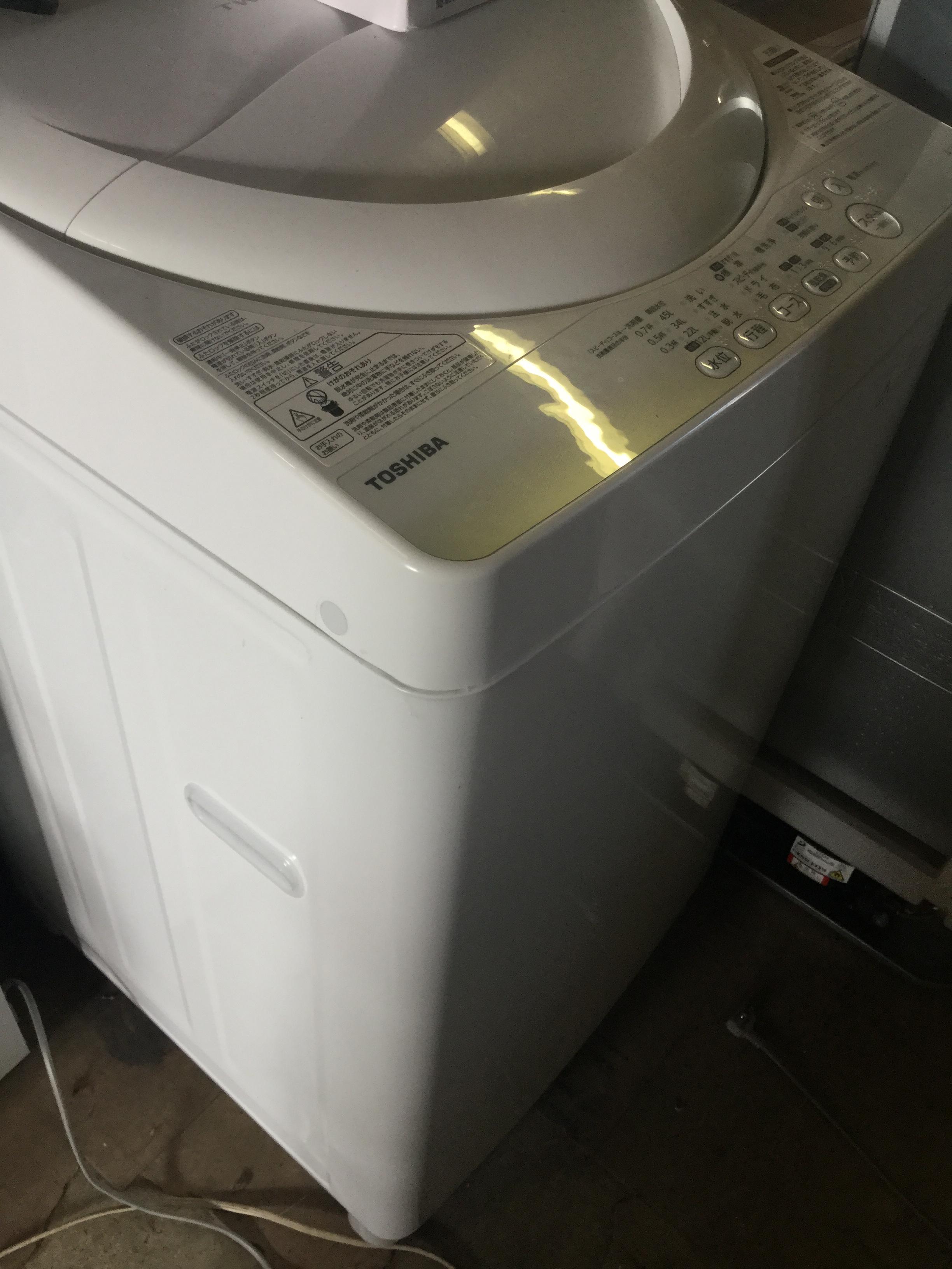 岡山市北区で不用品の回収・処分した洗濯機