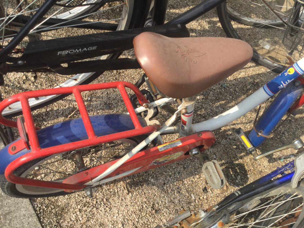 岡山市南区松浜町付近で回収した自転車です。