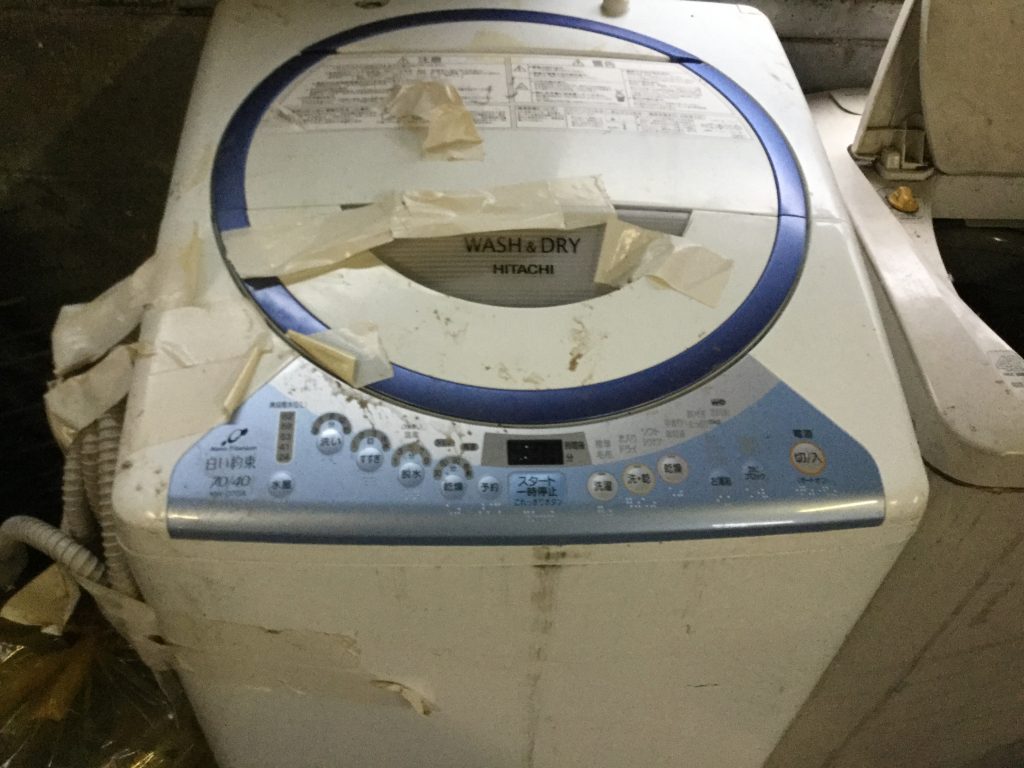 岡山市北区一宮付近で回収した洗濯機です。