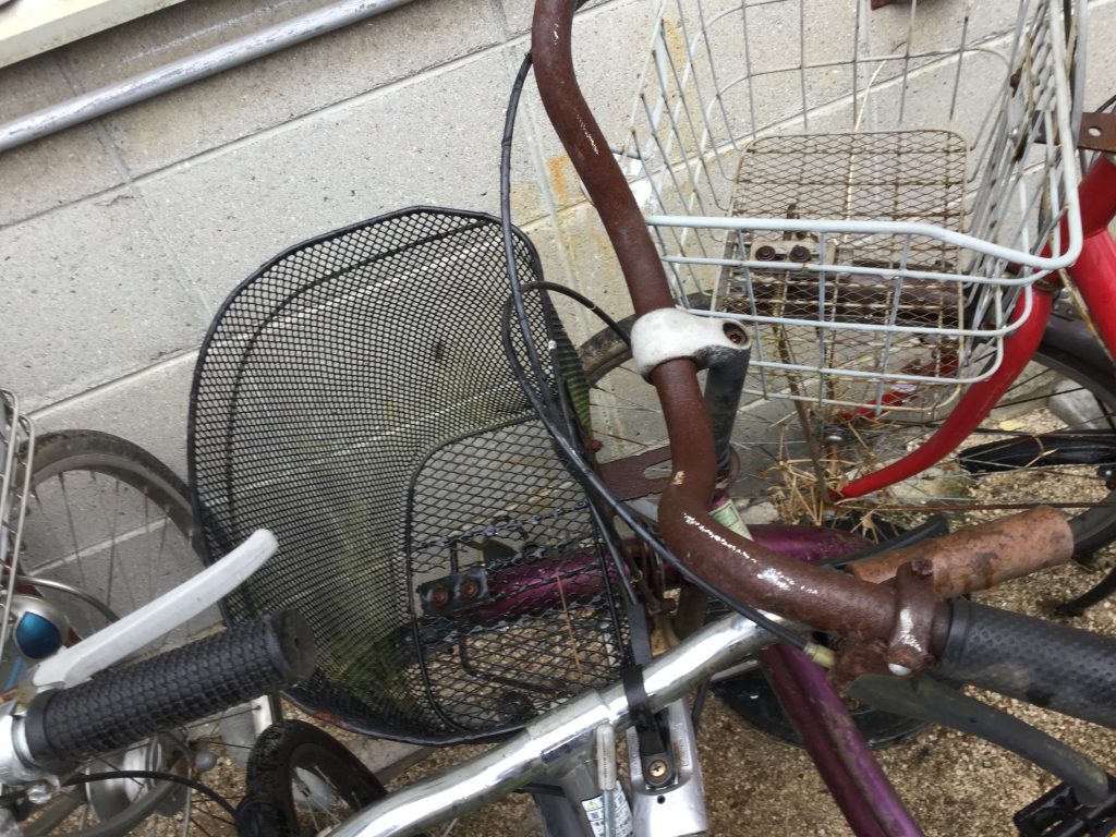 岡山市東区西片岡付近で回収した自転車です。