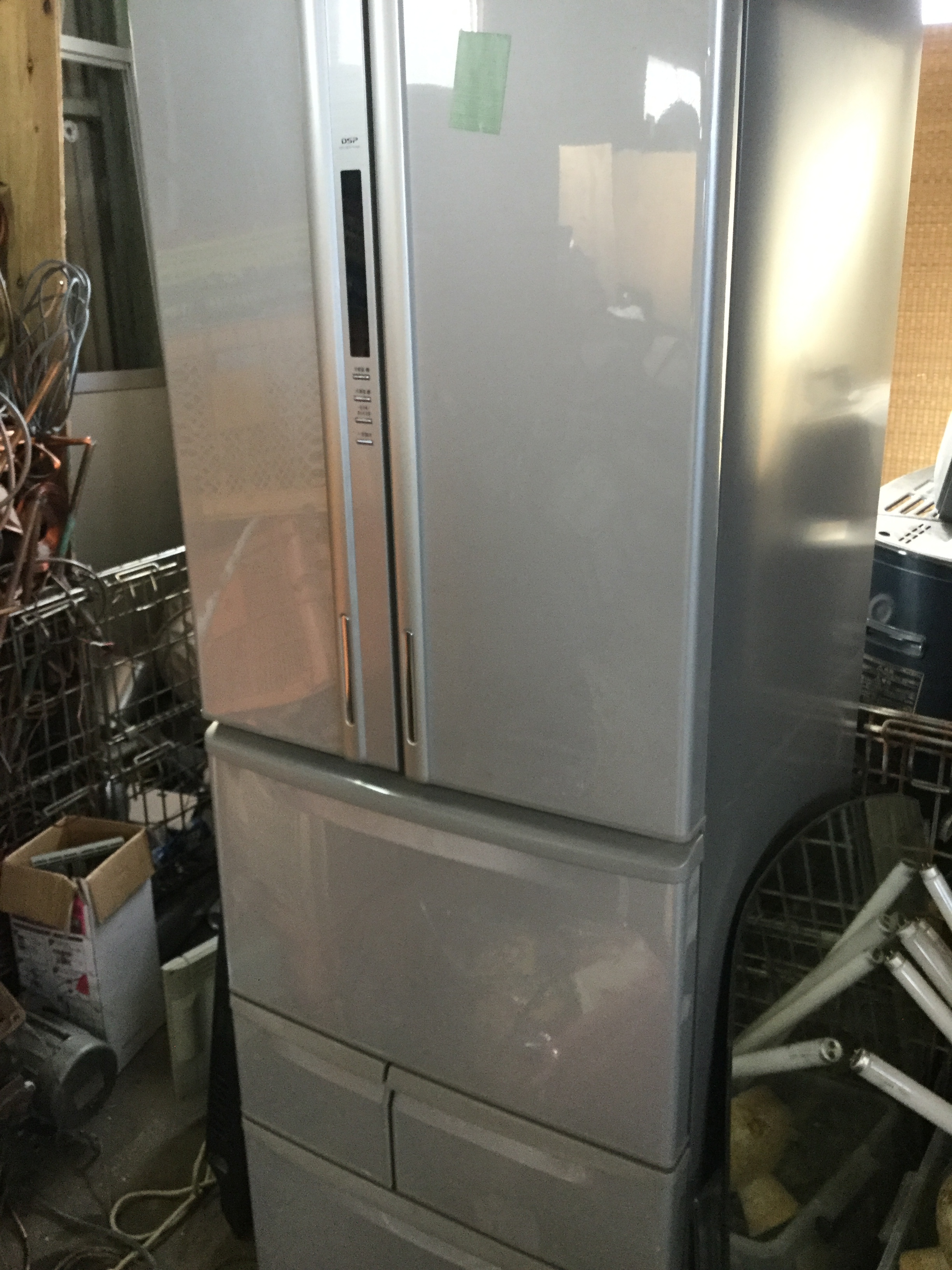 岡山市南区で不用品回収した冷蔵庫