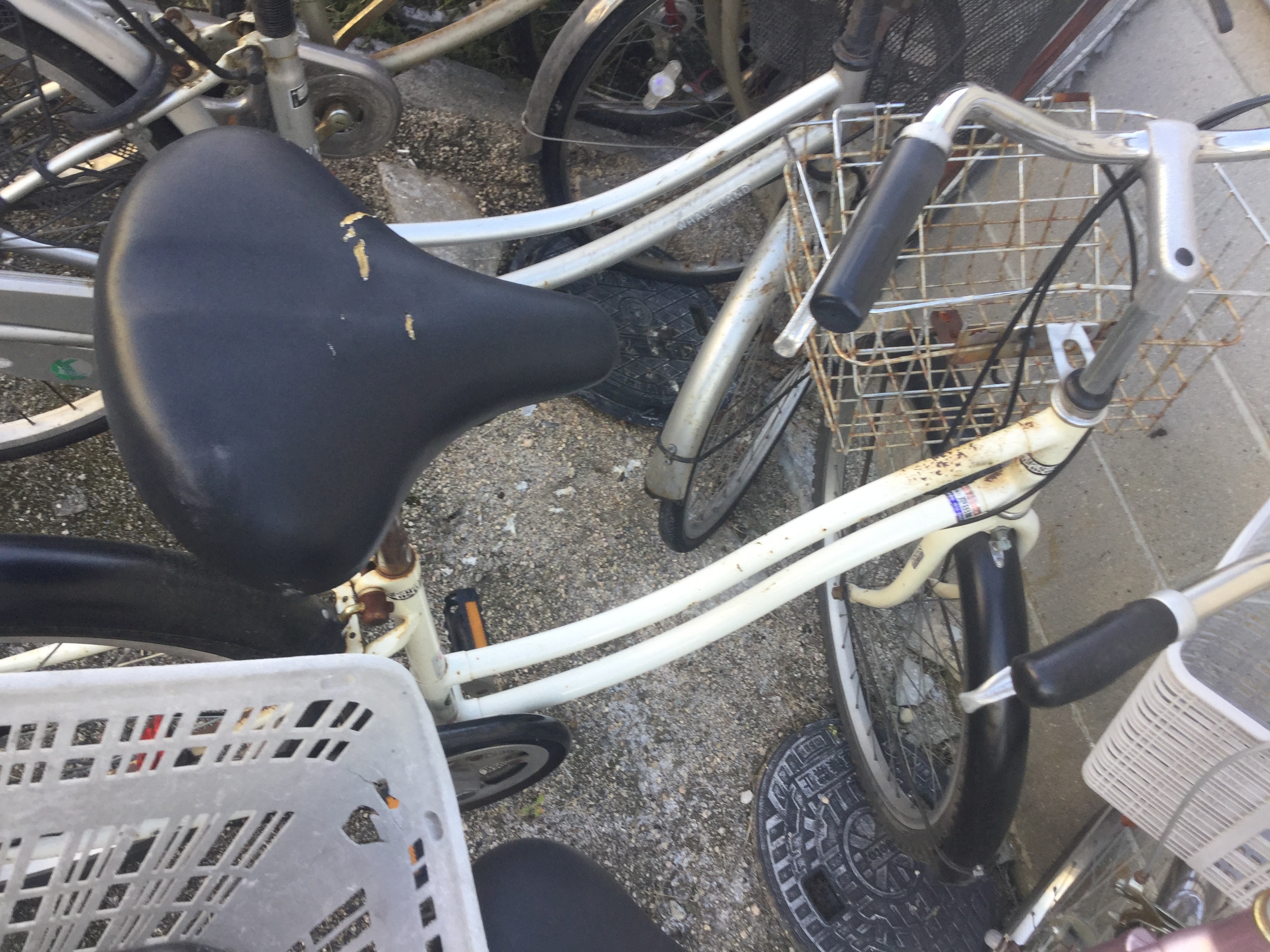 岡山市北区での自転車回収から自転車処分