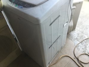 岡山市北区で回収した洗濯機