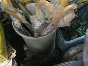 岡山県岡山市南区藤田での不用品回収、粗大ゴミの片付け回収した傘