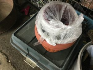 岡山県総社市総社での不用品回収、粗大ゴミの片付け回収した植木鉢