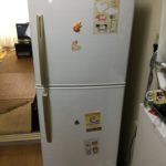 久米郡久米南町で回収した冷蔵庫