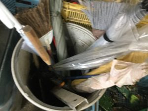 岡山県総社市総社での不用品回収、粗大ゴミの片付け回収した傘