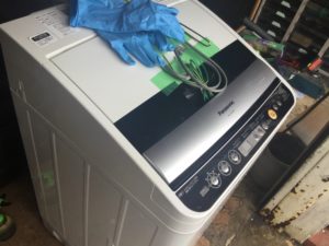 瀬戸内市で回収した洗濯機