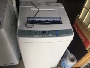 岡山市北区での洗濯機の回収から処分