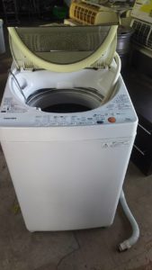 浅口郡里庄町で回収した洗濯機
