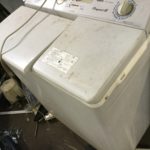 勝田郡勝央町で回収した洗濯機