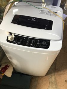 倉敷市で回収した洗濯機