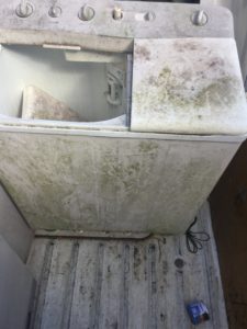 総社市での不用品回収した洗濯機