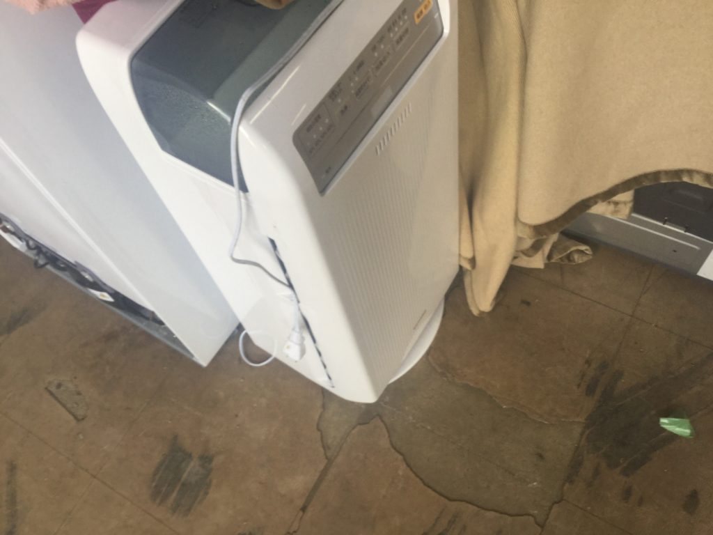 岡山市東区で回収した加湿空気清浄機