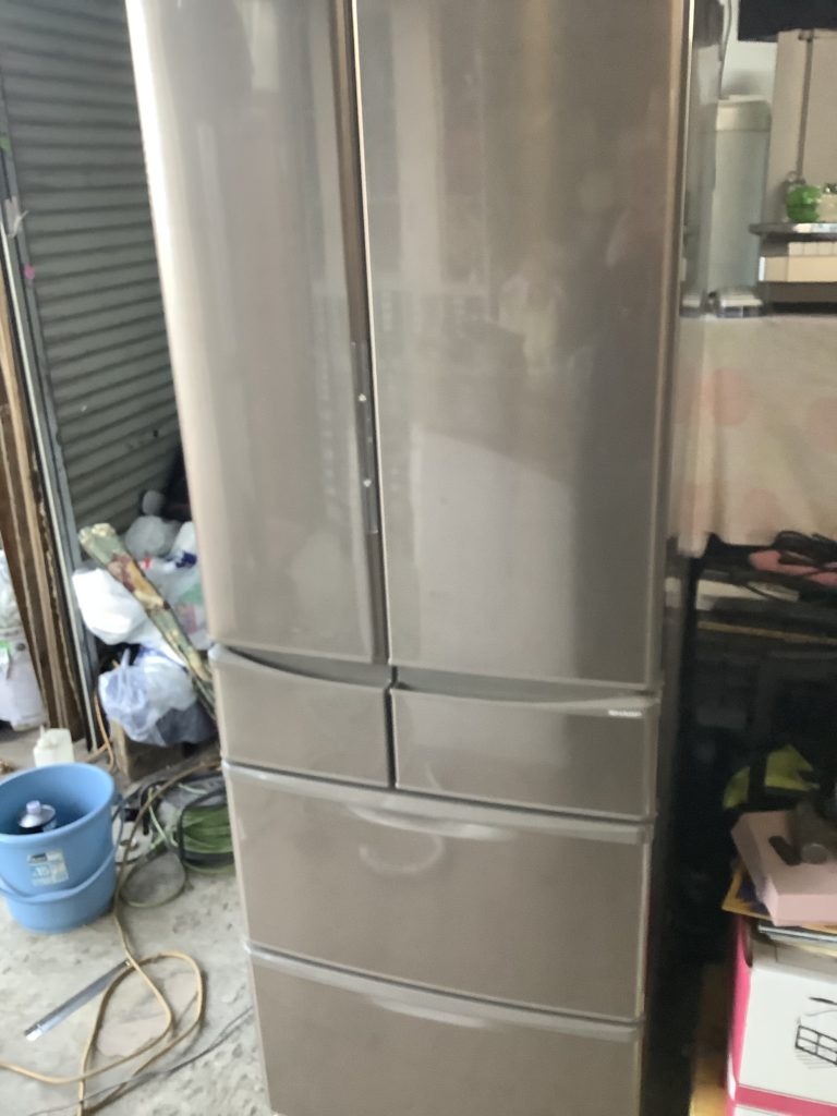 岡山市東区で回収した冷蔵庫