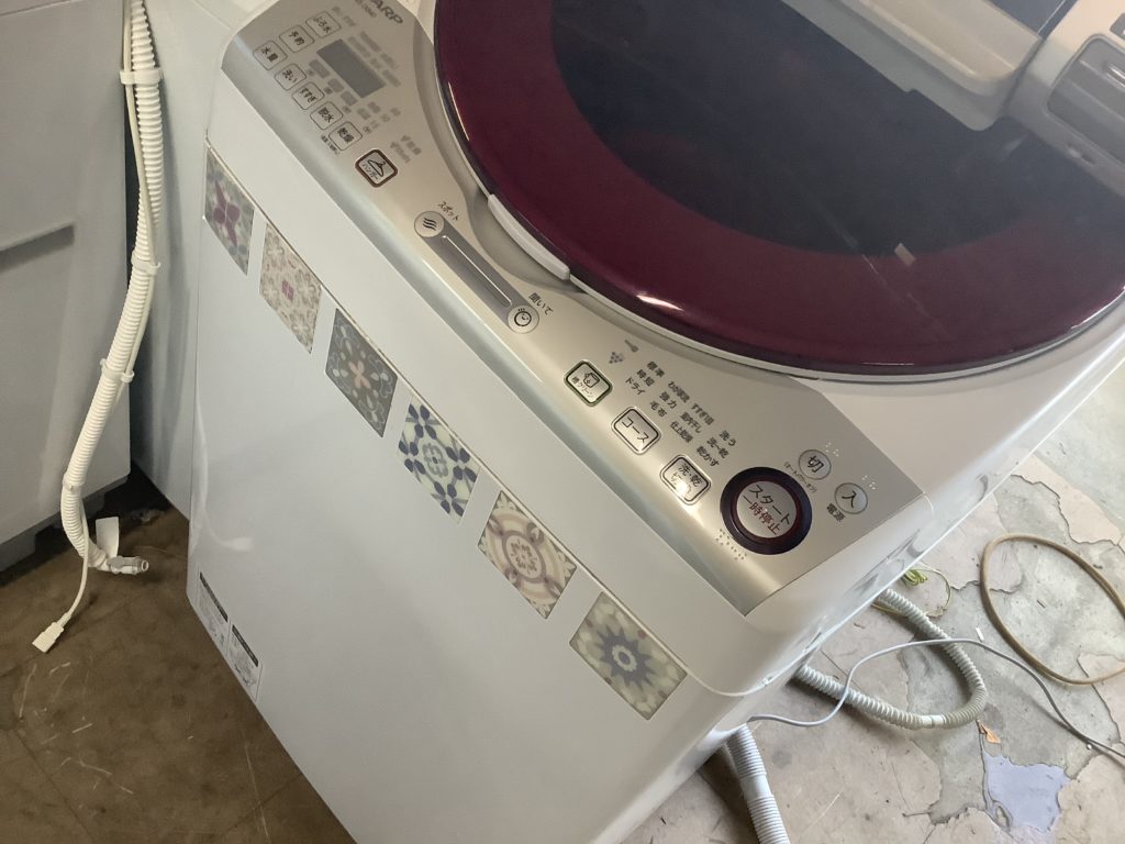 岡山市南区で回収した洗濯機