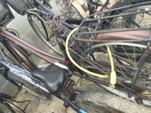 総社市総社での不用品回収した自転車