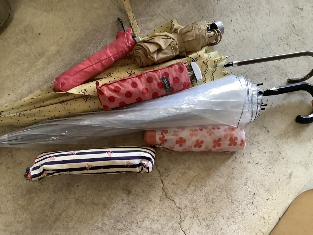 岡山市で回収した傘