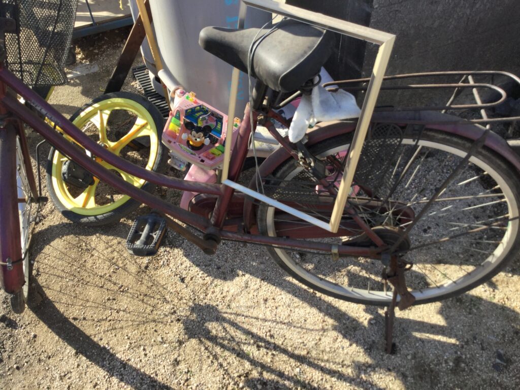 赤磐市で不用品回収した自転車