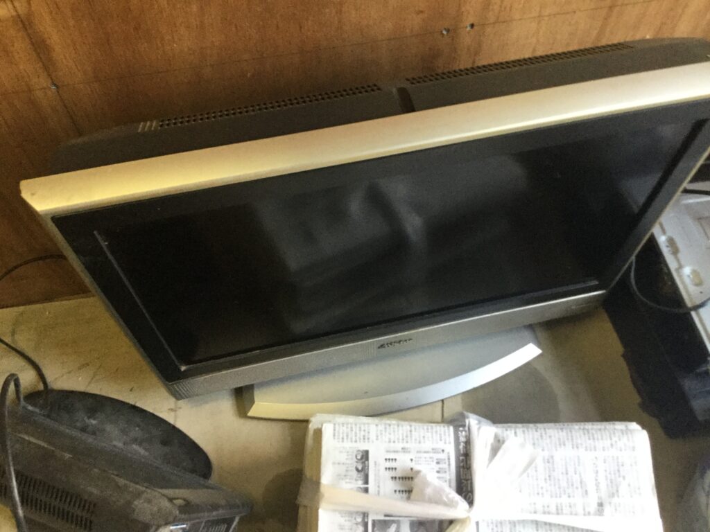 瀬戸内市で不用品回収したテレビ