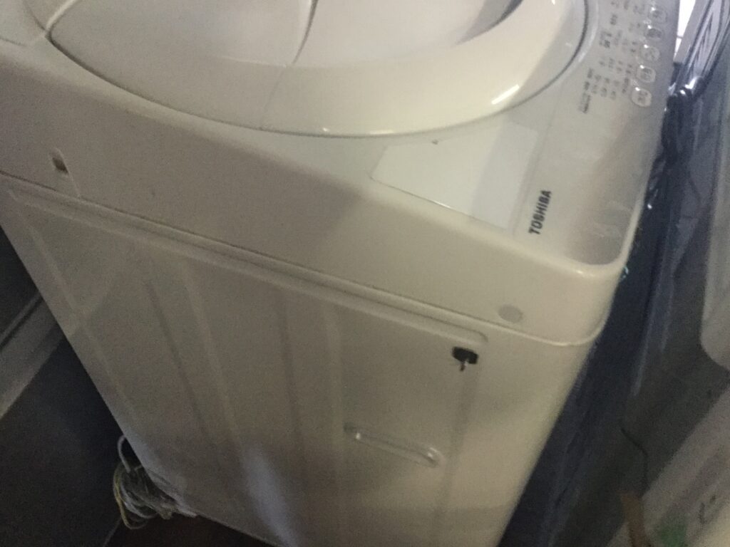 岡山市北区で不用品回収した洗濯機