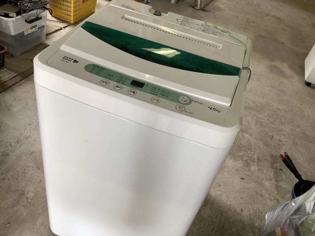 岡山市表町で回収した洗濯機
