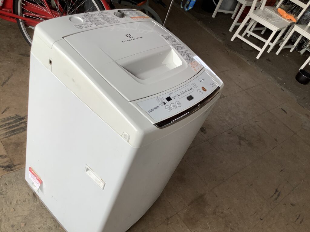 岡山市東区瀬戸町で回収した洗濯機