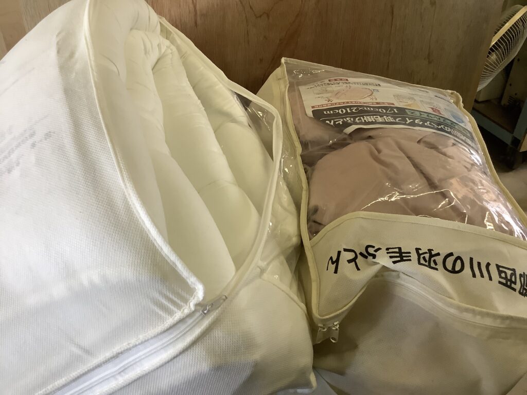 岡山市北区奥田本町で回収した布団