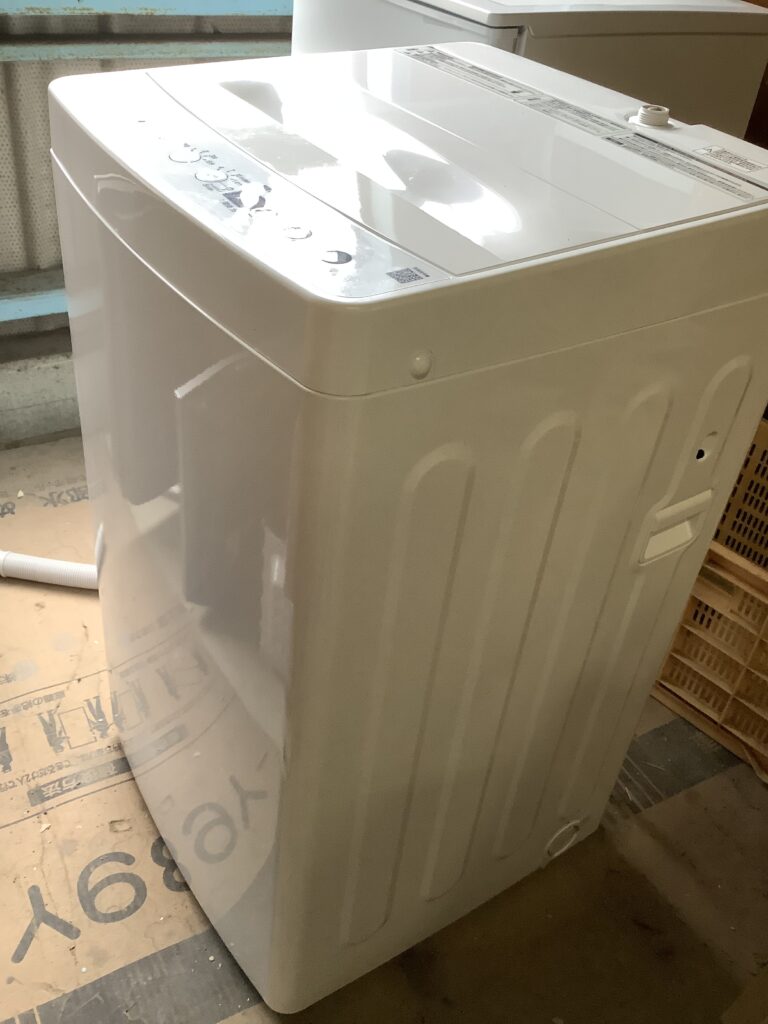 岡山市中区高島で回収した洗濯機