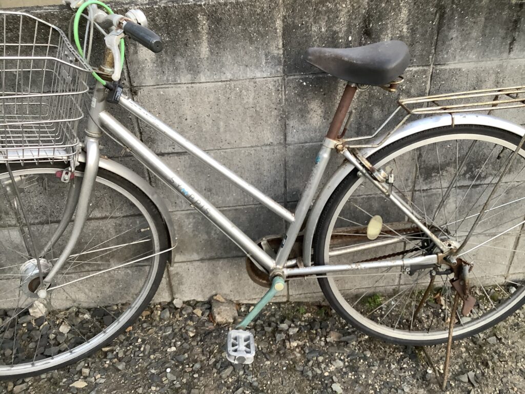 岡山市東区金岡東町で回収した自転車