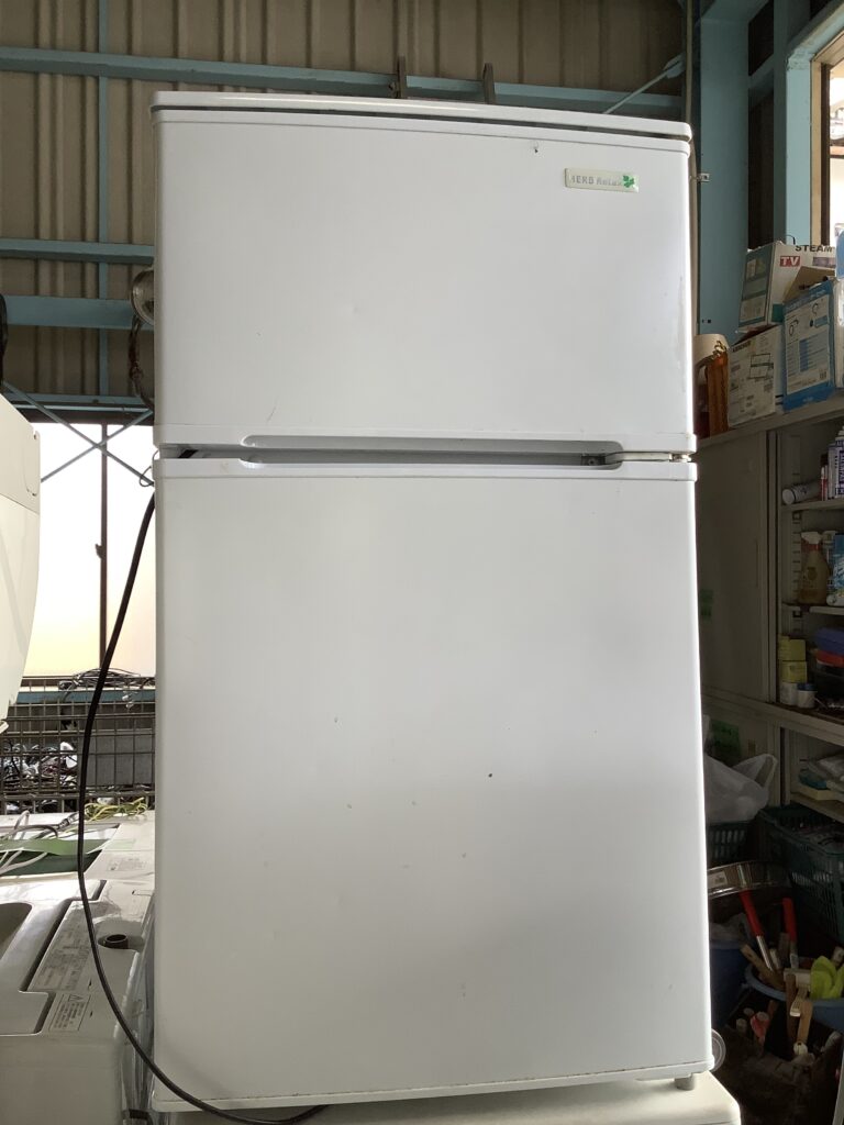 岡山市中区平井で回収した冷蔵庫