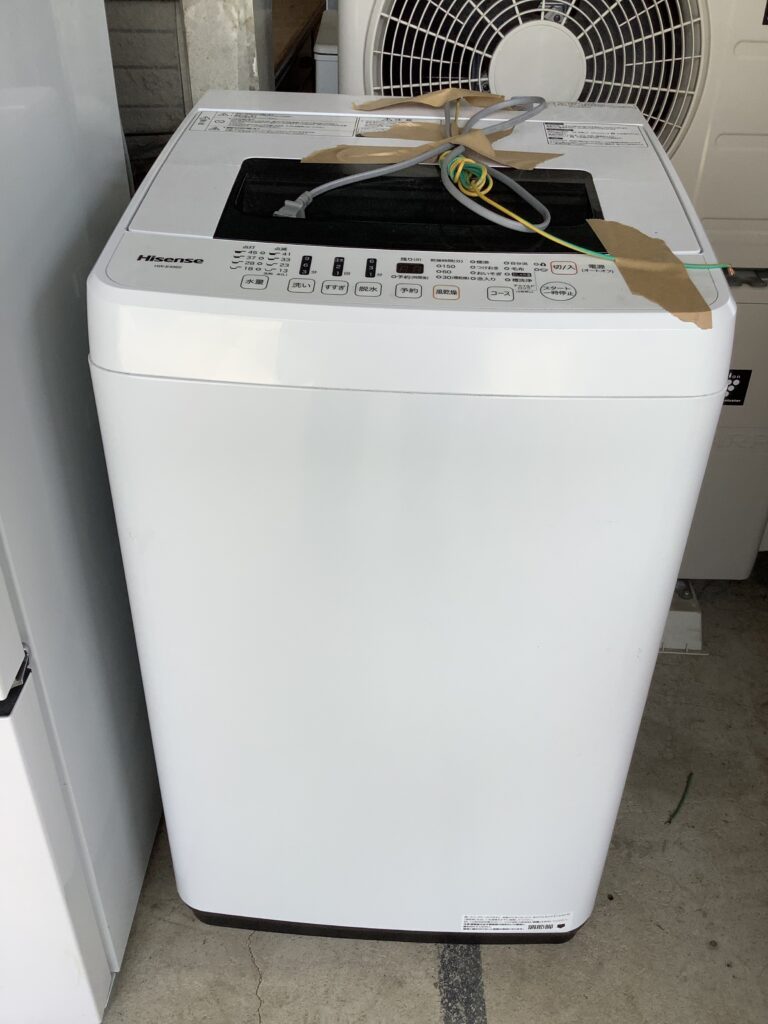 岡山市南区泉田で回収した洗濯機