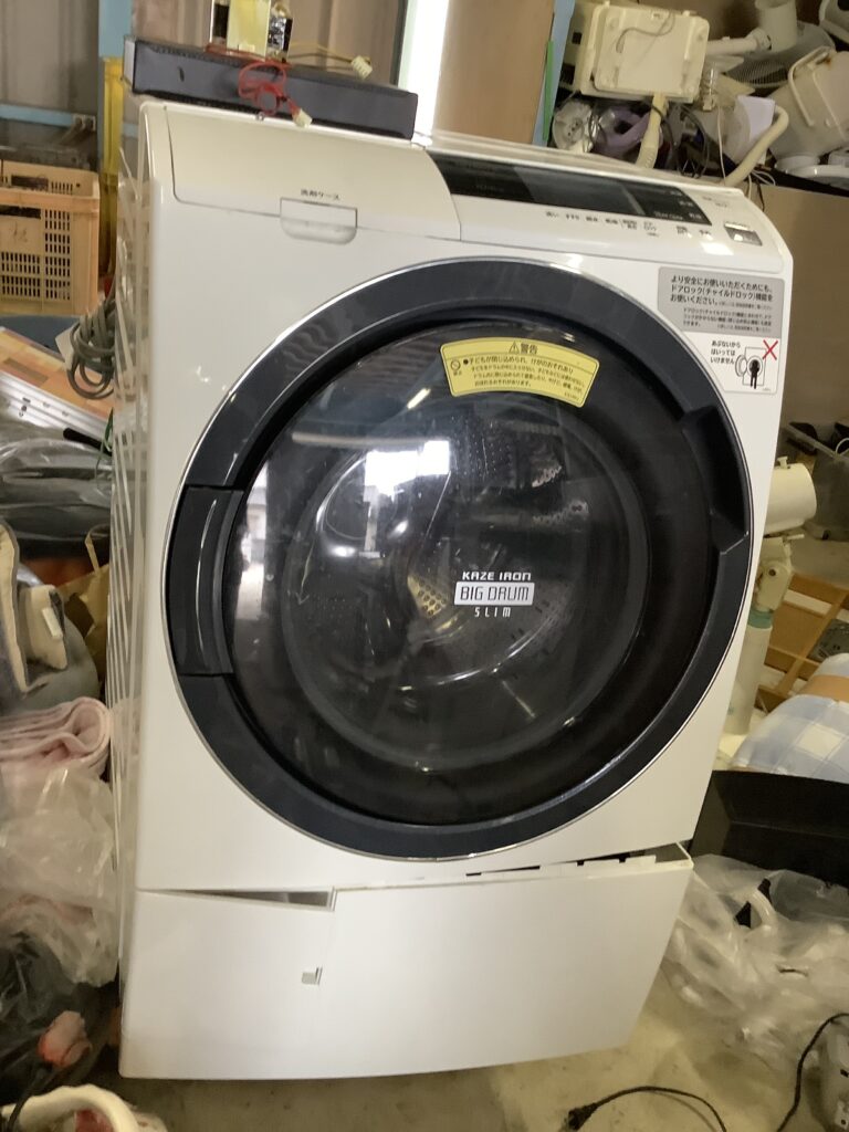 岡山市東区瀬戸町で回収したドラム式洗濯機