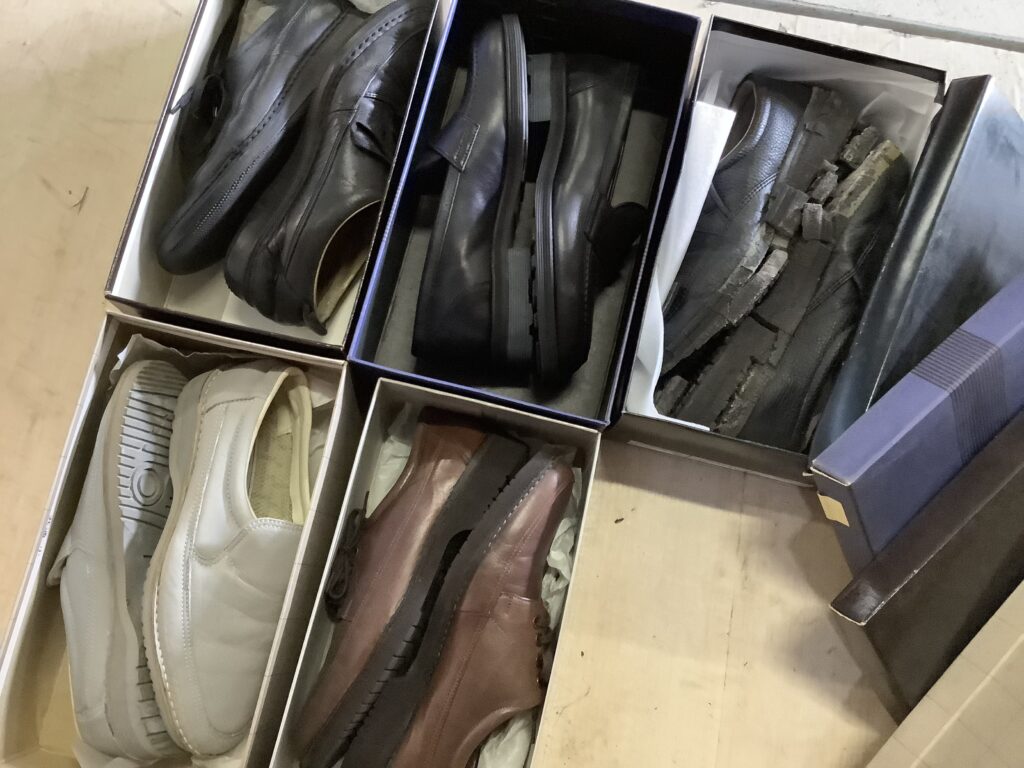岡山市東区西大寺で回収した靴