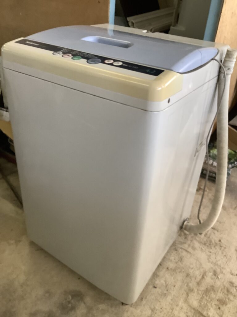 岡山市東区君津で回収した洗濯機