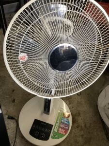 岡山市で扇風機の回収しました。